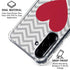 Chevron Heart Galaxy A36 5G Clear Case
