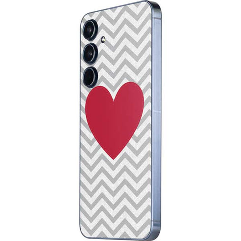 Chevron Heart Galaxy A55 5G Skin