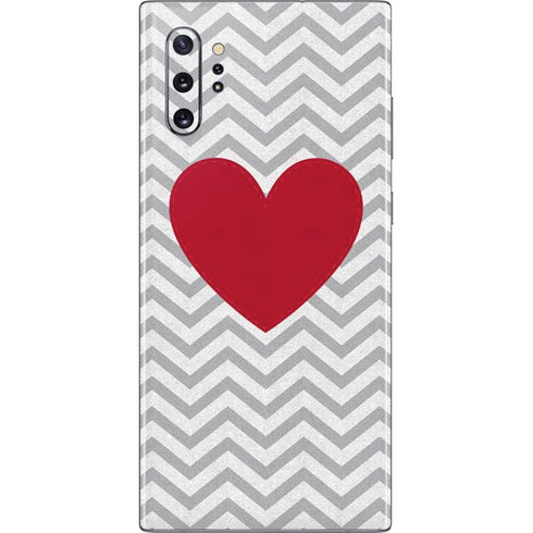 Chevron Heart Galaxy Note 10 Plus Skin