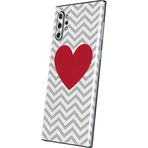 Chevron Heart Galaxy Note 10 Plus Skin