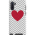 Chevron Heart Galaxy Cases