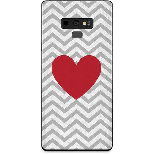 Chevron Heart Galaxy Note 9 Skin