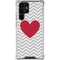 Chevron Heart Galaxy S23 Ultra Clear Case