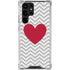 Chevron Heart Galaxy S23 Ultra Clear Case