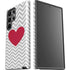 Chevron Heart Galaxy S23 Ultra Pro Case