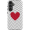 Chevron Heart Galaxy S25 Plus Impact Case