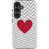 Chevron Heart Galaxy S25 Plus Impact Case