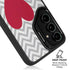 Chevron Heart Galaxy S25 Plus Kickstand Case