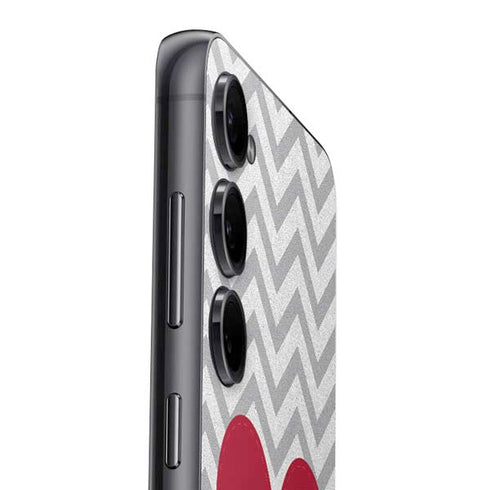 Chevron Heart Galaxy S24 Plus Skin