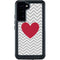 Chevron Heart Galaxy S24 Plus Waterproof Case