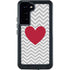 Chevron Heart Galaxy S24 Plus Waterproof Case