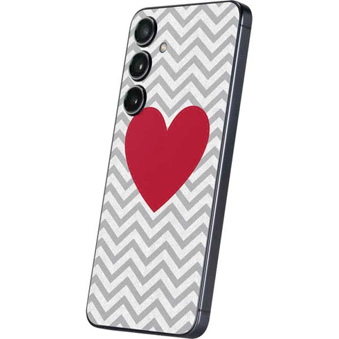 Chevron Heart Galaxy S24 Skin
