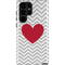 Chevron Heart Galaxy Cases