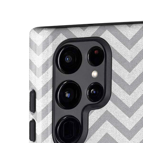 Chevron Heart Galaxy S25 Ultra Impact Case