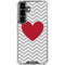 Chevron Heart Galaxy S26 Plus Clear Case