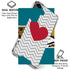 Chevron Heart Galaxy S26 Plus Clear Case