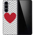 Chevron Heart Galaxy Z Fold5 5G Skin