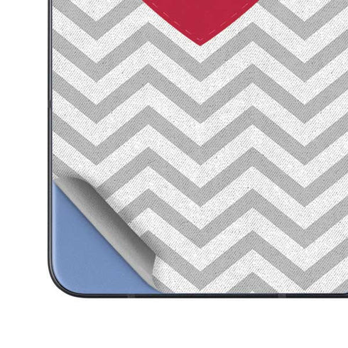 Chevron Heart Galaxy Z Fold5 5G Skin