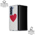 Chevron Heart Galaxy Z Fold6 Clear Case