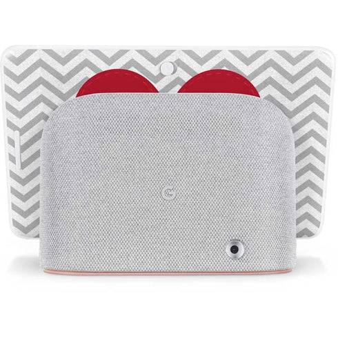 Chevron Heart Google Home Hub Skin