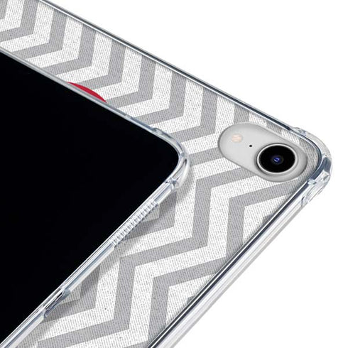 Chevron Heart iPad 11th Gen (2025) Clear Case