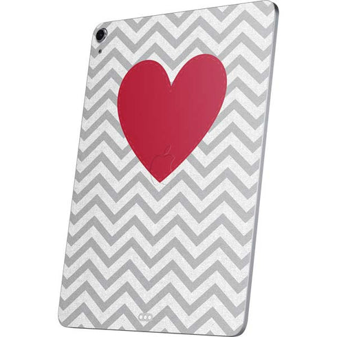 Chevron Heart Apple iPad Air Skin