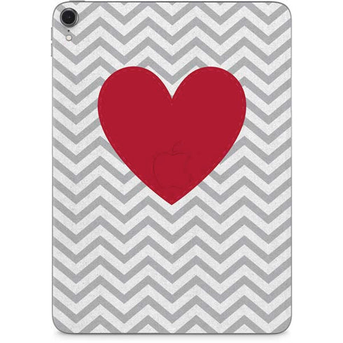 Chevron Heart Apple iPad Pro Skin