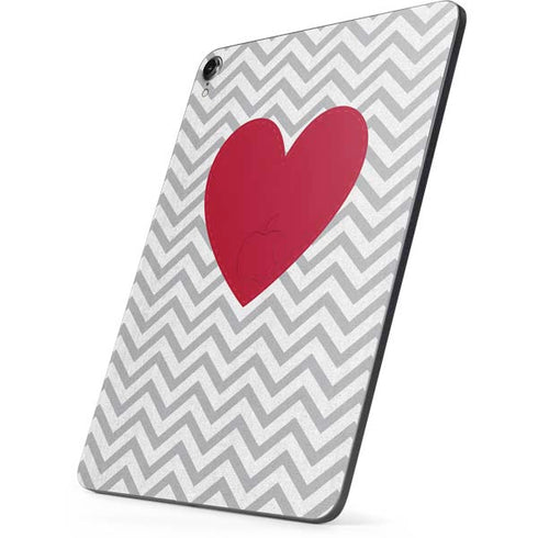 Chevron Heart Apple iPad Pro Skin