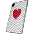 Chevron Heart iPad Pro 11in (2024) Clear Case
