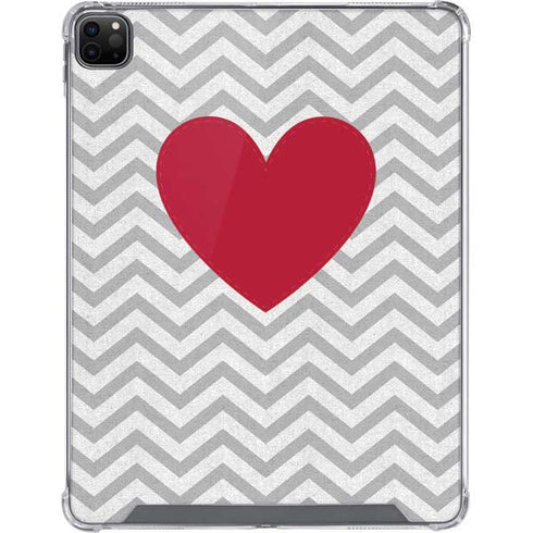 Chevron Heart iPad Cases