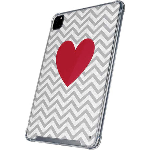Chevron Heart iPad Cases