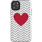 Chevron Heart iPhone Cases