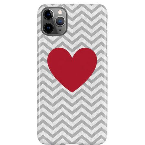 Chevron Heart iPhone Cases
