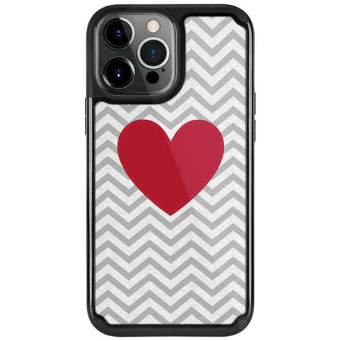Chevron Heart iPhone Cases