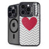 Chevron Heart iPhone 13 Pro Kickstand Case