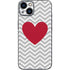 Chevron Heart iPhone Skins