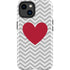 Chevron Heart iPhone 15 Impact Case