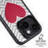 Chevron Heart iPhone 15 Kickstand Case