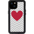 Chevron Heart iPhone 15 Plus Waterproof Case