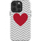 Chevron Heart iPhone 15 Pro Impact Case
