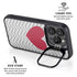 Chevron Heart iPhone 15 Pro Kickstand Case
