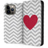 Chevron Heart iPhone 15 Pro Max Folio Case