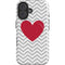 Chevron Heart iPhone 16 Magsafe Impact Case