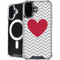 Chevron Heart iPhone 16 Plus MagSafe Case