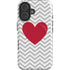 Chevron Heart iPhone 16 Plus Magsafe Impact Case