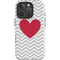 Chevron Heart iPhone 16 Pro Impact Case
