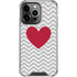 Chevron Heart iPhone 16 Pro Max Clear Case