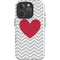Chevron Heart iPhone 16 Pro Max Impact Case