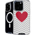 Chevron Heart iPhone 16 Pro Max MagSafe Case