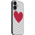 Chevron Heart iPhone 16 Skin